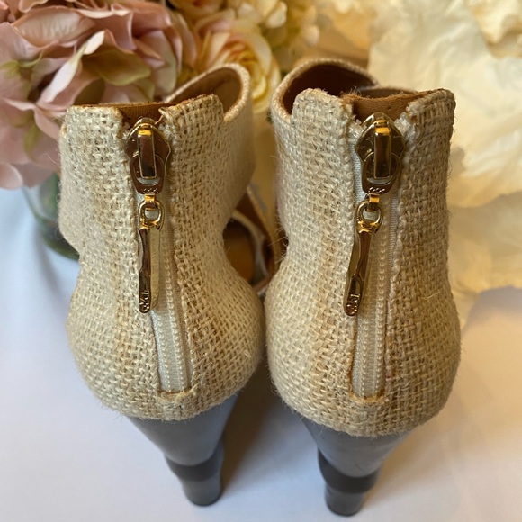 💎STUNNING💎Diane Von Furstenberg~HOST PICK 3X‼️Luxury Designer Opal Wedge Heels - Picture 8 of 16